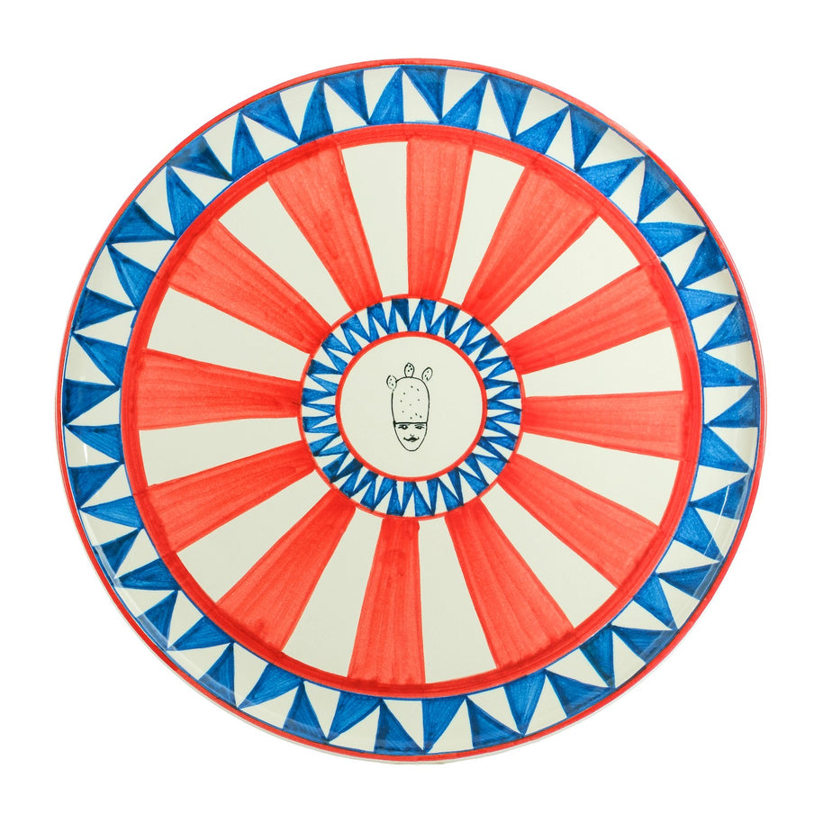 Piatto Portata ALFEO - Crita Ceramiche di Caltagirone