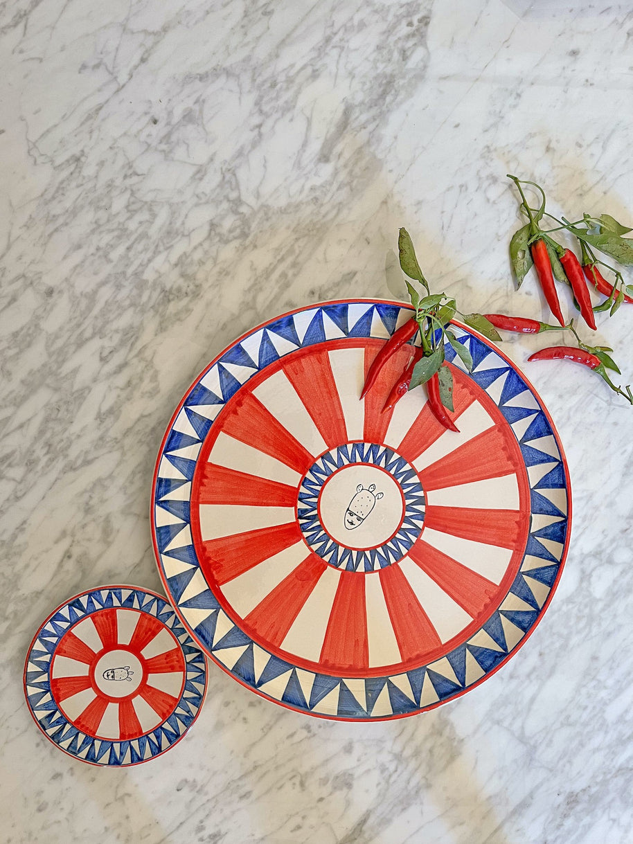 Piatto Portata ALFEO - Crita Ceramiche di Caltagirone