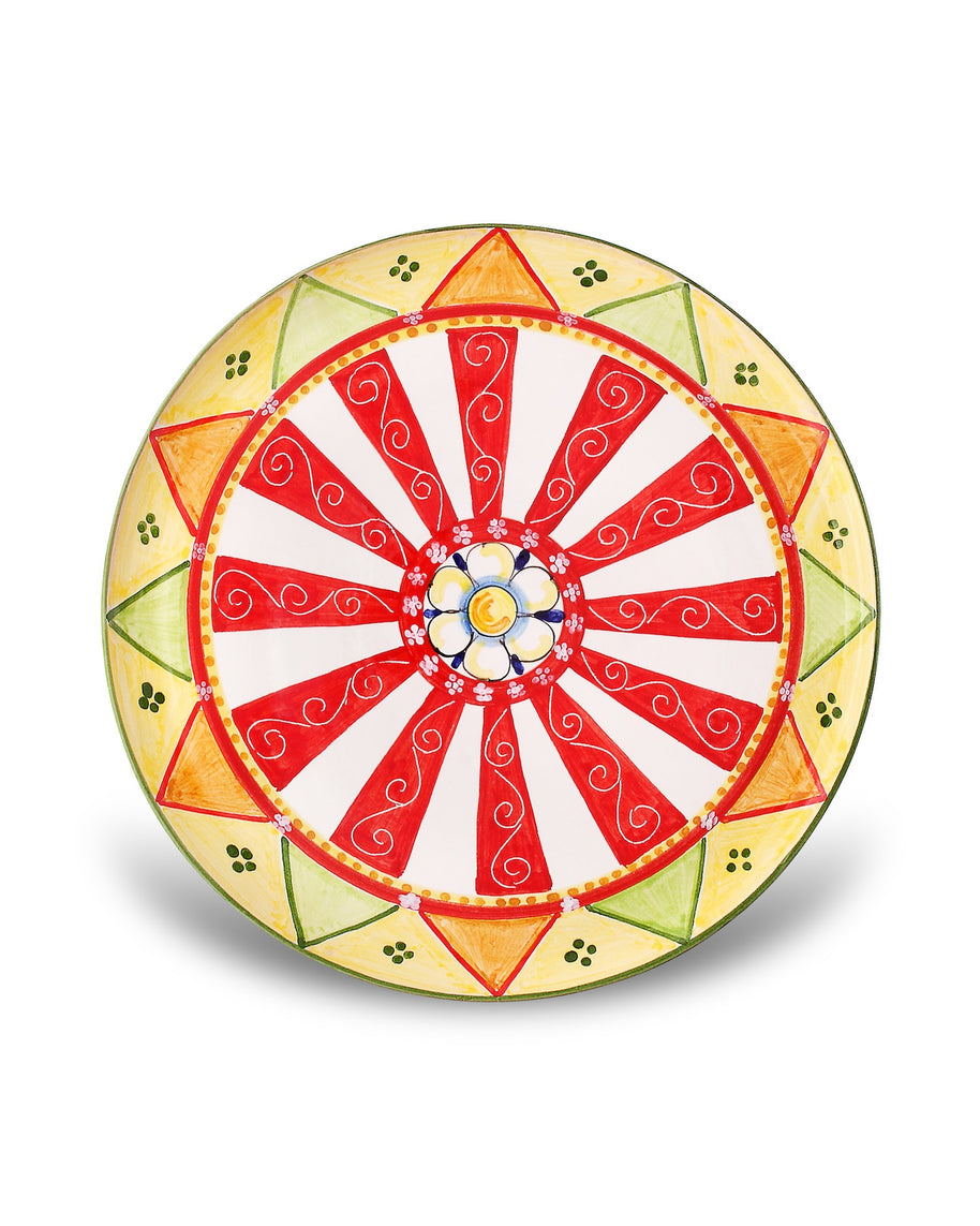 Piatto Portata DISISA - Crita Ceramiche di Caltagirone