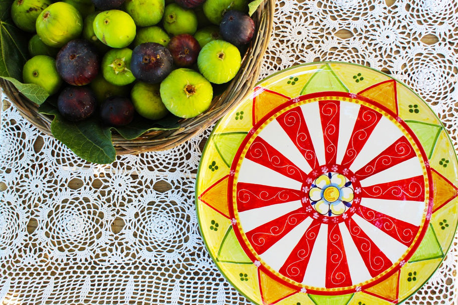 Piatto Portata DISISA - Crita Ceramiche di Caltagirone