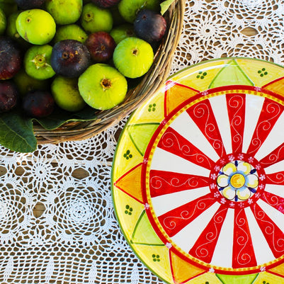 Piatto Portata DISISA - Crita Ceramiche di Caltagirone