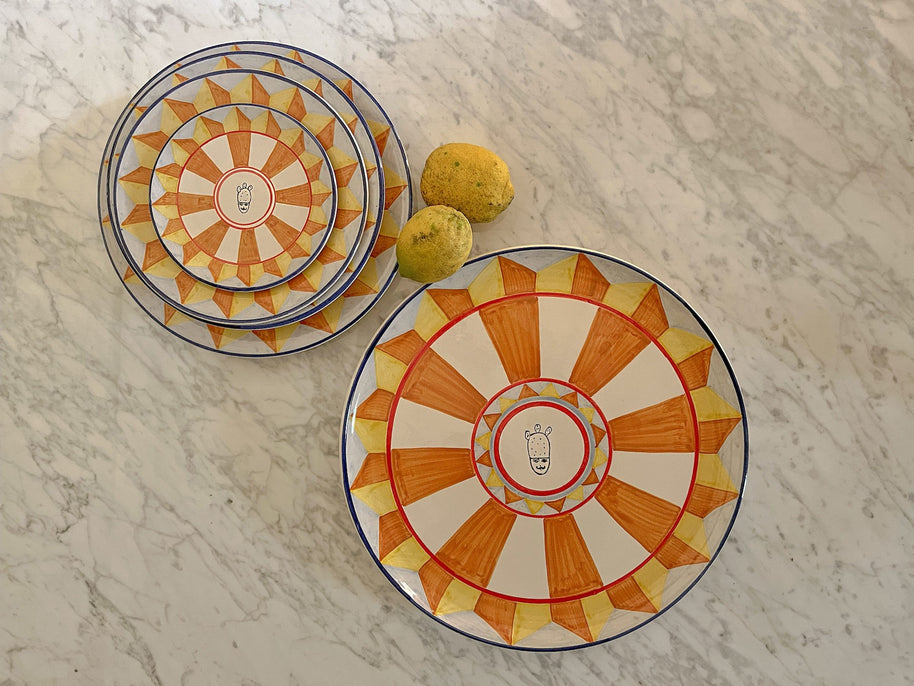 Piatto Portata GAMMAZITA - Crita Ceramiche di Caltagirone