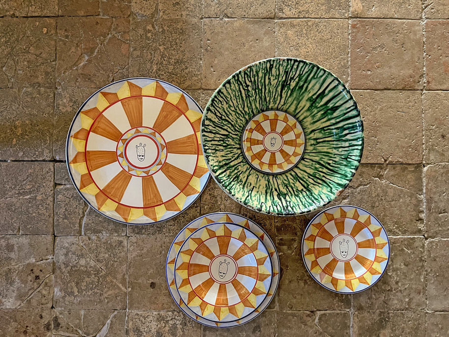 Piatto Portata GAMMAZITA - Crita Ceramiche di Caltagirone