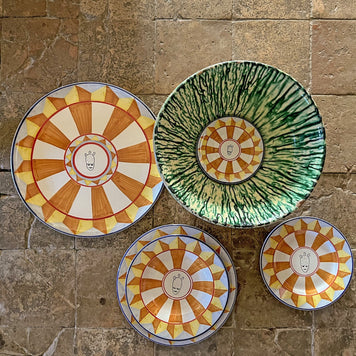 Piatto Portata GAMMAZITA - Crita Ceramiche di Caltagirone