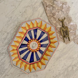 Piatto Portata Ottagonale NAIDE - Crita Ceramiche di Caltagirone