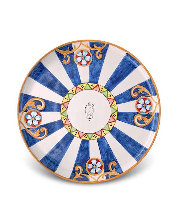 Piatto Portata PILLIRINA - Crita Ceramiche di Caltagirone