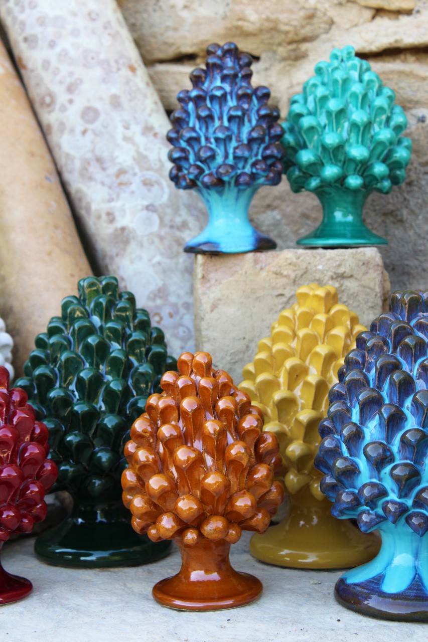 PIGNA • Ocra di Mongialino • H15 - Crita Ceramiche di Caltagirone