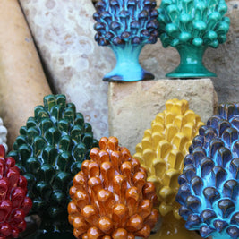 PIGNA • Ocra di Mongialino • H15 - Crita Ceramiche di Caltagirone