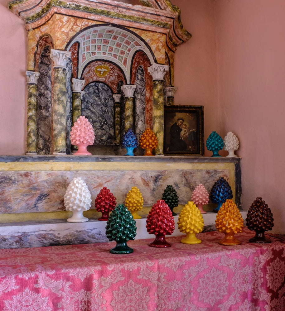 PIGNA • Turchese di Calamosche • H15 - Crita Ceramiche di Caltagirone