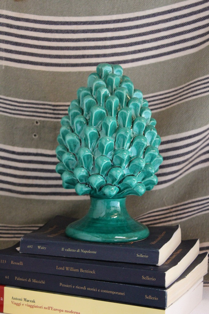 PIGNA • Turchese di Calamosche • H20 - Crita Ceramiche di Caltagirone