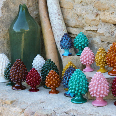 PIGNA • Verde Ucria • H15 - Crita Ceramiche di Caltagirone