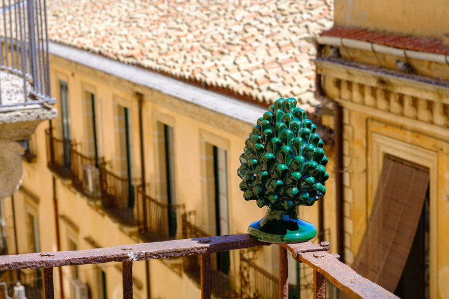 PIGNA • Verde Ucria • H20 - Crita Ceramiche di Caltagirone