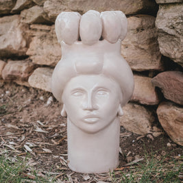 Roxelana d'India • Bianco dei Peloritani - Crita Ceramiche di Caltagirone