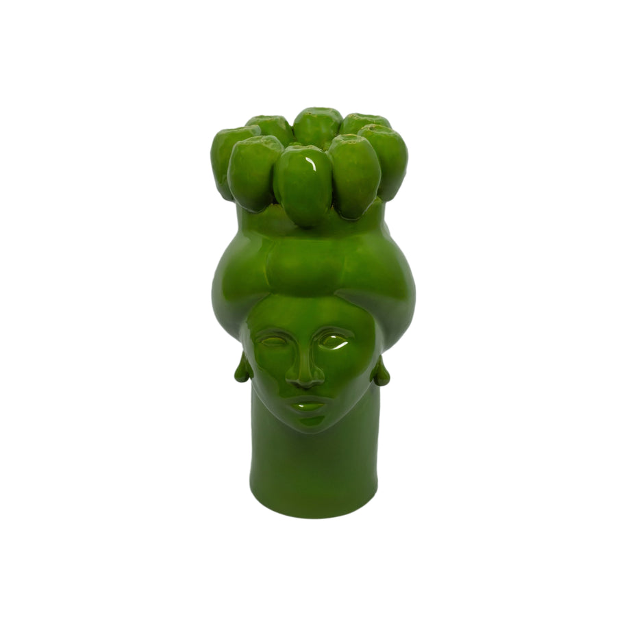 Roxelana d'India • Verde Montalbano - Crita Ceramiche di Caltagirone