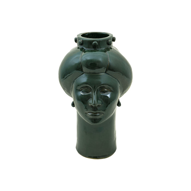 Roxelana Grande • Verde Ucria - Crita Ceramiche di Caltagirone