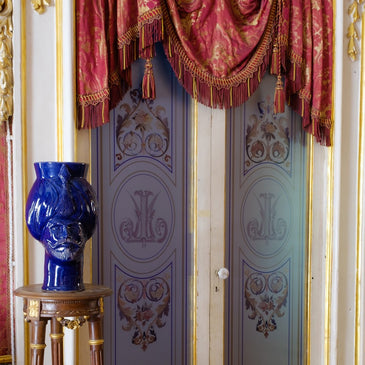 Selim • blu pantelleria - Crita Ceramiche di Caltagirone