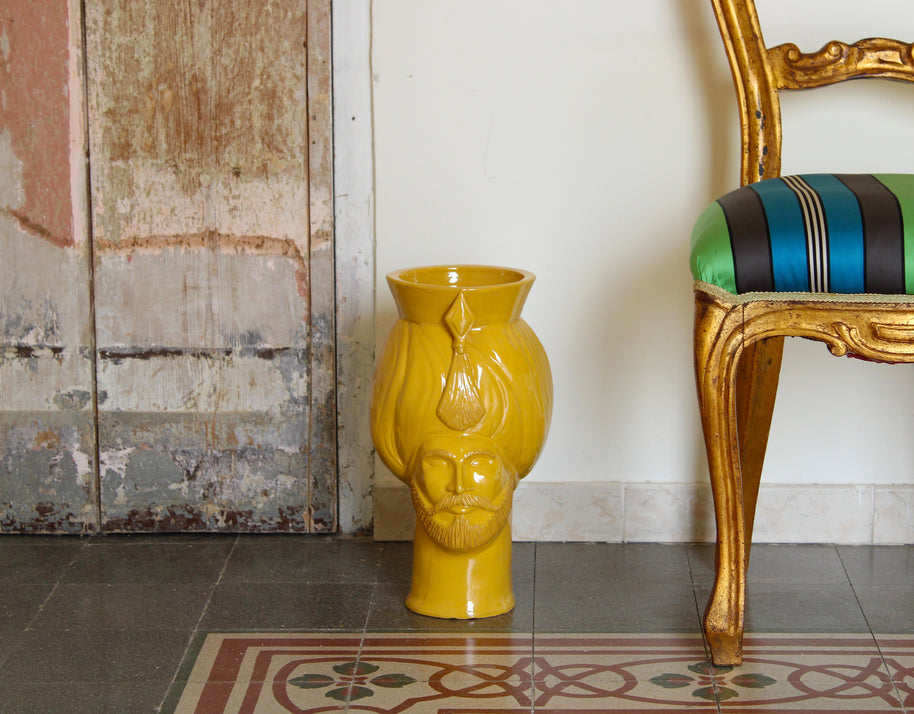 Selim • Giallo Serradifalco - Crita Ceramiche di Caltagirone