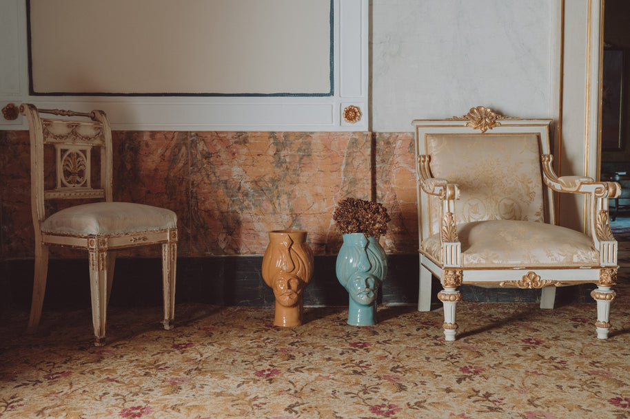 Selim • turchese favignana - Crita Ceramiche di Caltagirone