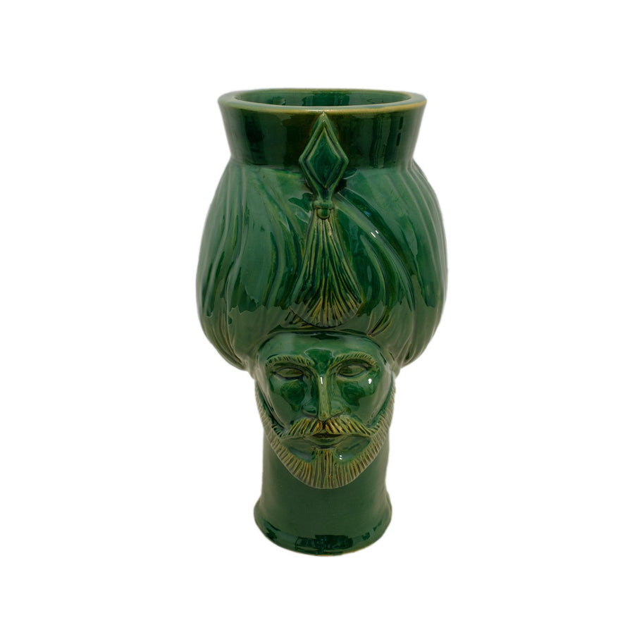 Selim • verde ucria - Crita Ceramiche di Caltagirone