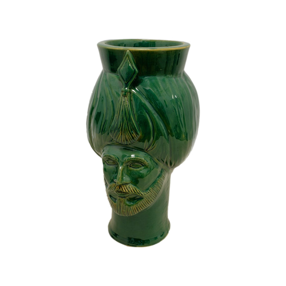 Selim • verde ucria - Crita Ceramiche di Caltagirone