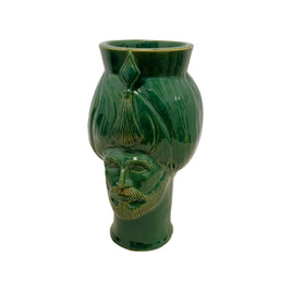 Selim • verde ucria - Crita Ceramiche di Caltagirone