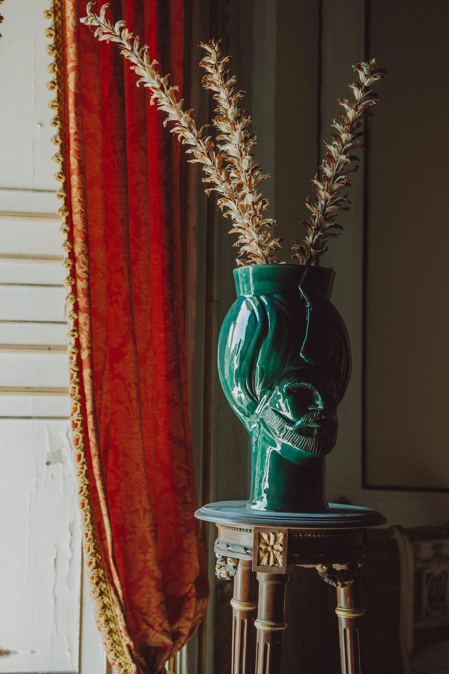 Selim • verde ucria - Crita Ceramiche di Caltagirone