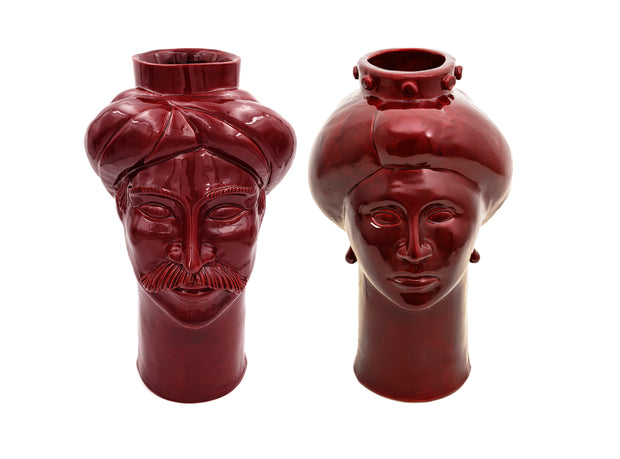 Solimano & Roxelana Grandi • Rosso Etna - Crita Ceramiche di Caltagirone