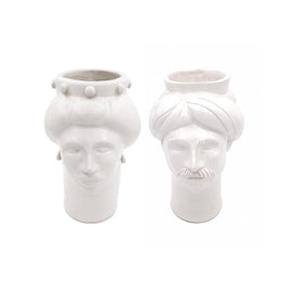 Solimano & Roxelana M • Bianco Madonie - Crita Ceramiche di Caltagirone