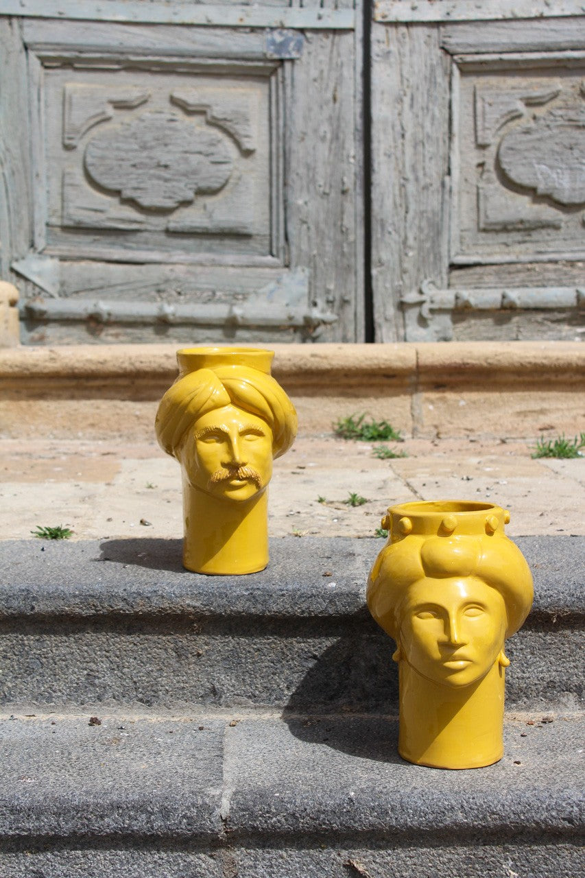Solimano & Roxelana M • Giallo Serradifalco - Crita Ceramiche di Caltagirone