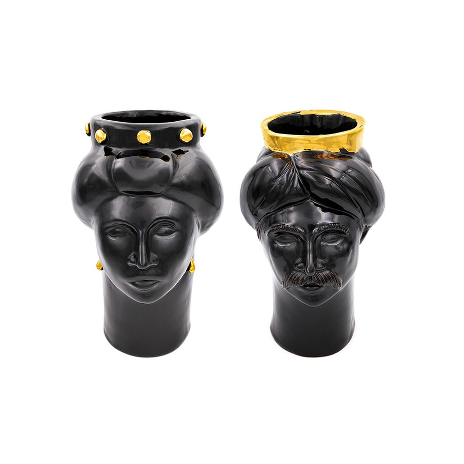 Solimano & Roxelana M • Oro Monreale - Crita Ceramiche di Caltagirone