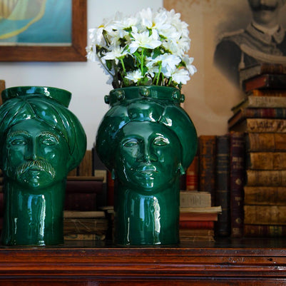 Solimano & Roxelana M • Verde Ucria - Crita Ceramiche di Caltagirone