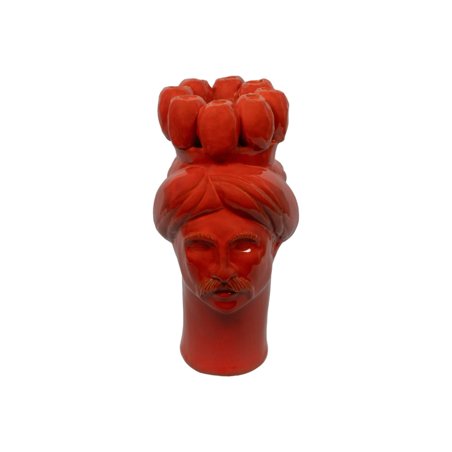 Solimano d'India • Corallo di Sciacca - Crita Ceramiche di Caltagirone