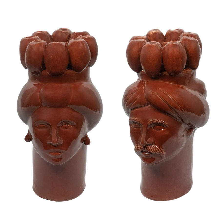 Solimano e Roxelana d'India • Granata di Monforte - Crita Ceramiche di Caltagirone