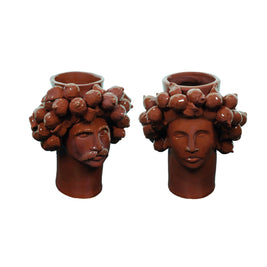 Solimano e Roxelana in giardino • Mosto di Casteldaccia - Crita Ceramiche di Caltagirone