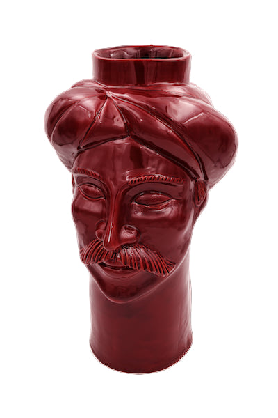 Solimano Grande • Rosso Etna - Crita Ceramiche di Caltagirone