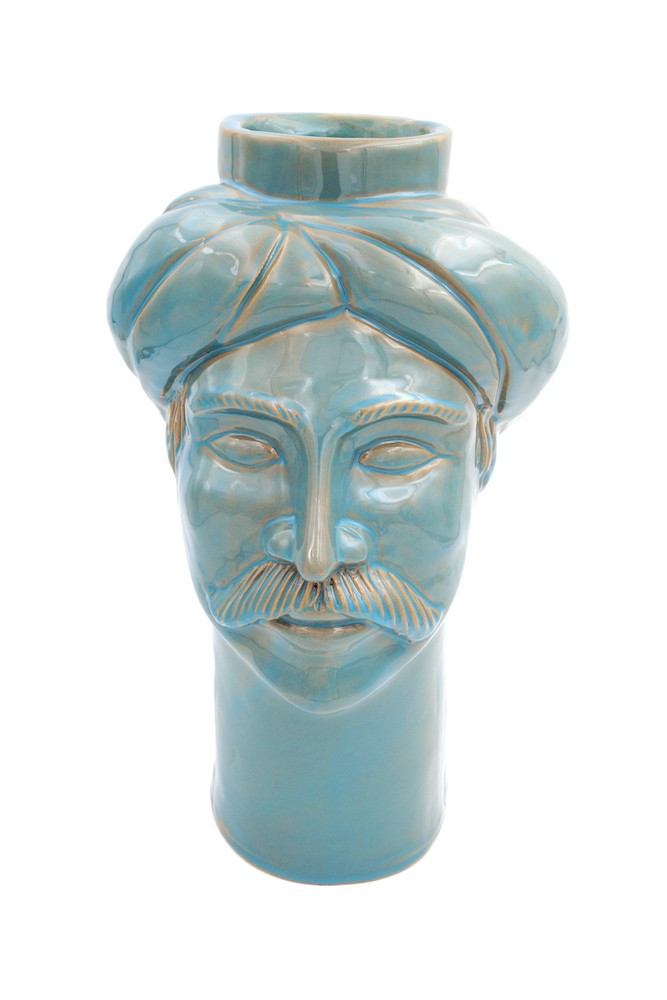 Solimano Grande • Turchese Favignana - Crita Ceramiche di Caltagirone