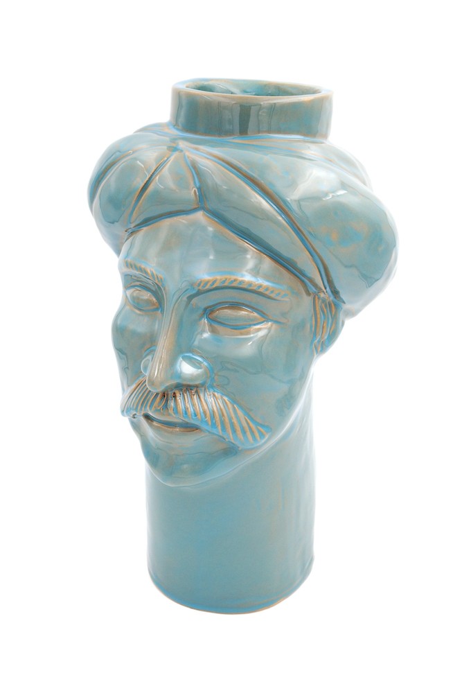 Solimano Grande • Turchese Favignana - Crita Ceramiche di Caltagirone