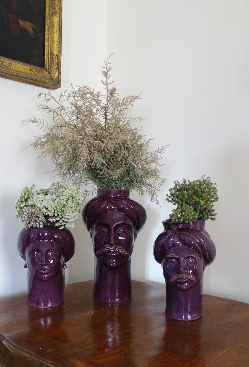 Solimano Grande • Viola Ispica - Crita Ceramiche di Caltagirone