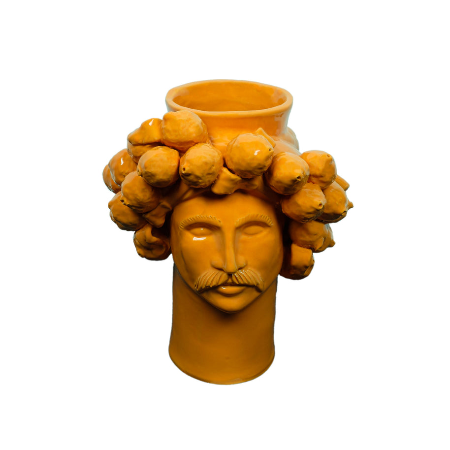 Solimano in giardino • Arancio di Palagonia - Crita Ceramiche di Caltagirone