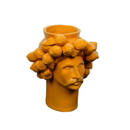 Solimano in giardino • Arancio di Palagonia - Crita Ceramiche di Caltagirone