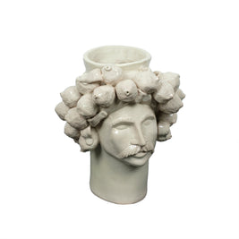 Solimano in giardino • Bianco dei Peloritani - Crita Ceramiche di Caltagirone