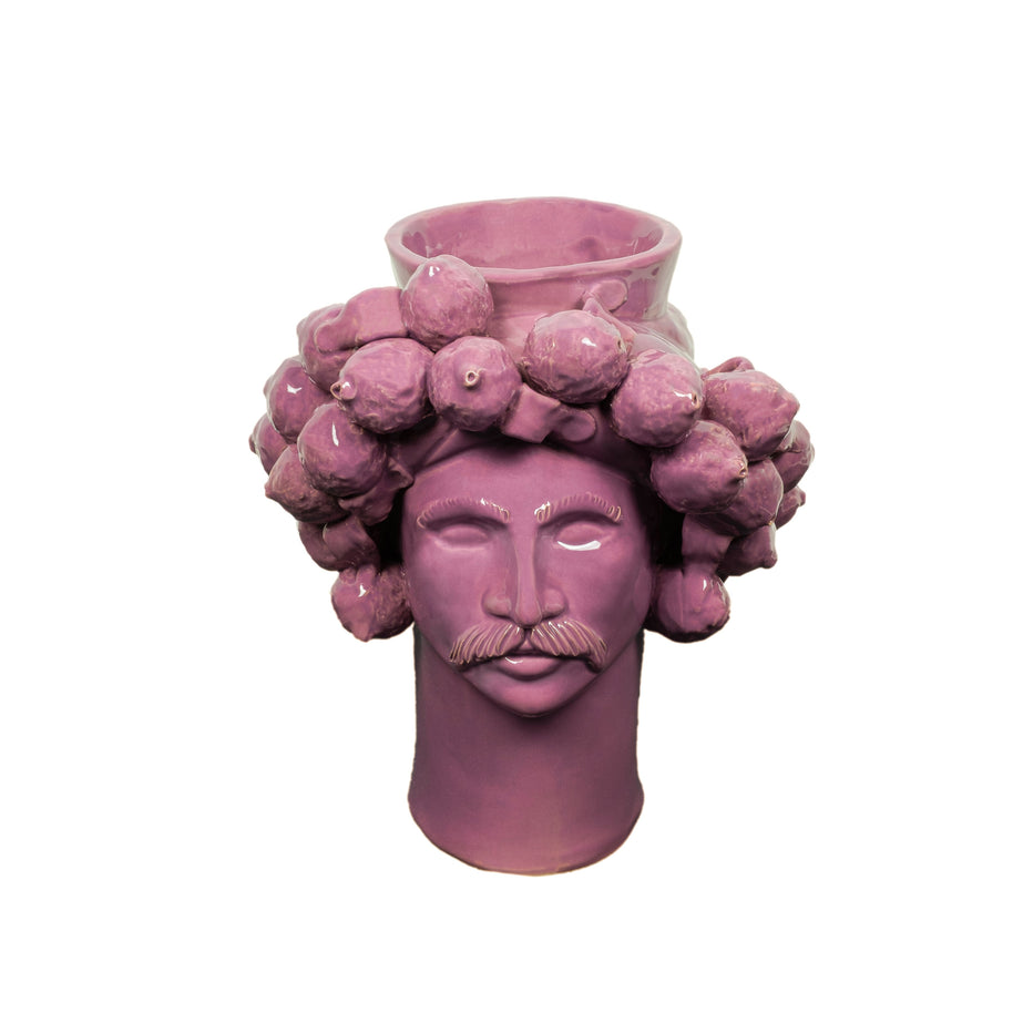 Solimano in giardino • Ciclamino Lipari - Crita Ceramiche di Caltagirone