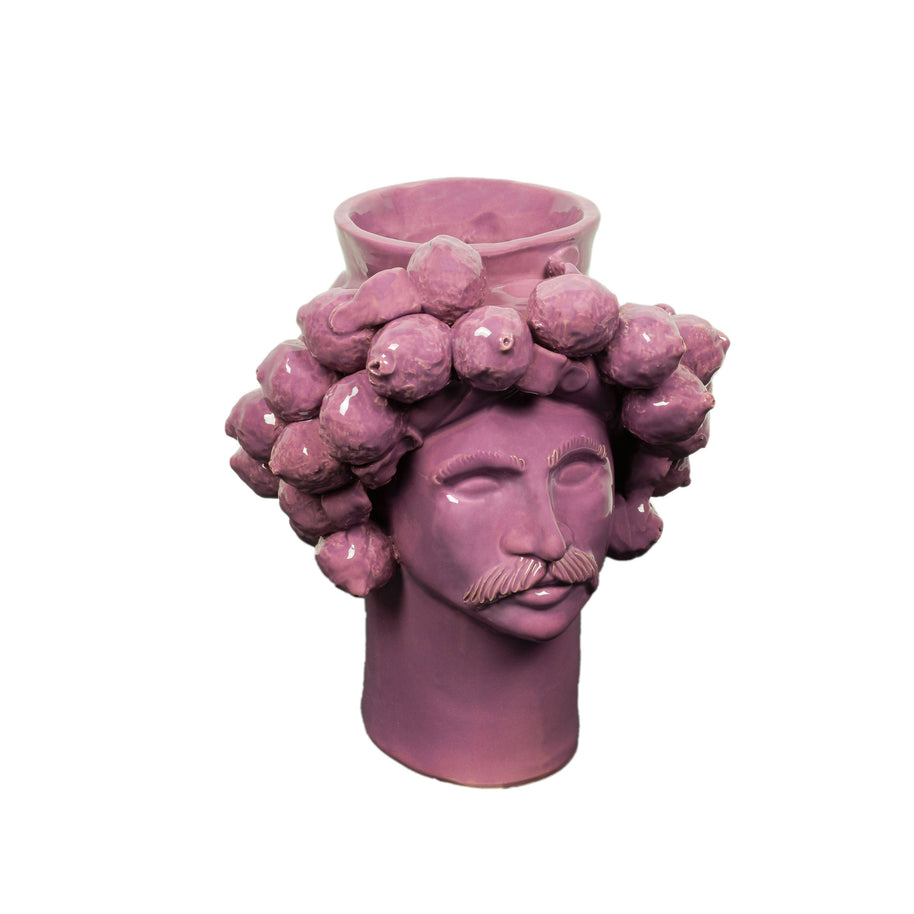 Solimano in giardino • Ciclamino Lipari - Crita Ceramiche di Caltagirone