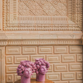 Solimano in giardino • Ciclamino Lipari - Crita Ceramiche di Caltagirone