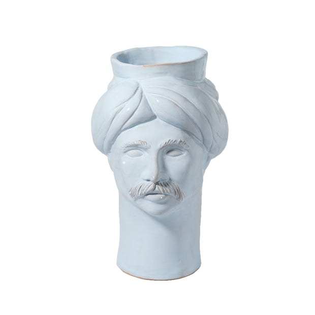 Solimano Medio • Azzurro Vendicari - Crita Ceramiche di Caltagirone