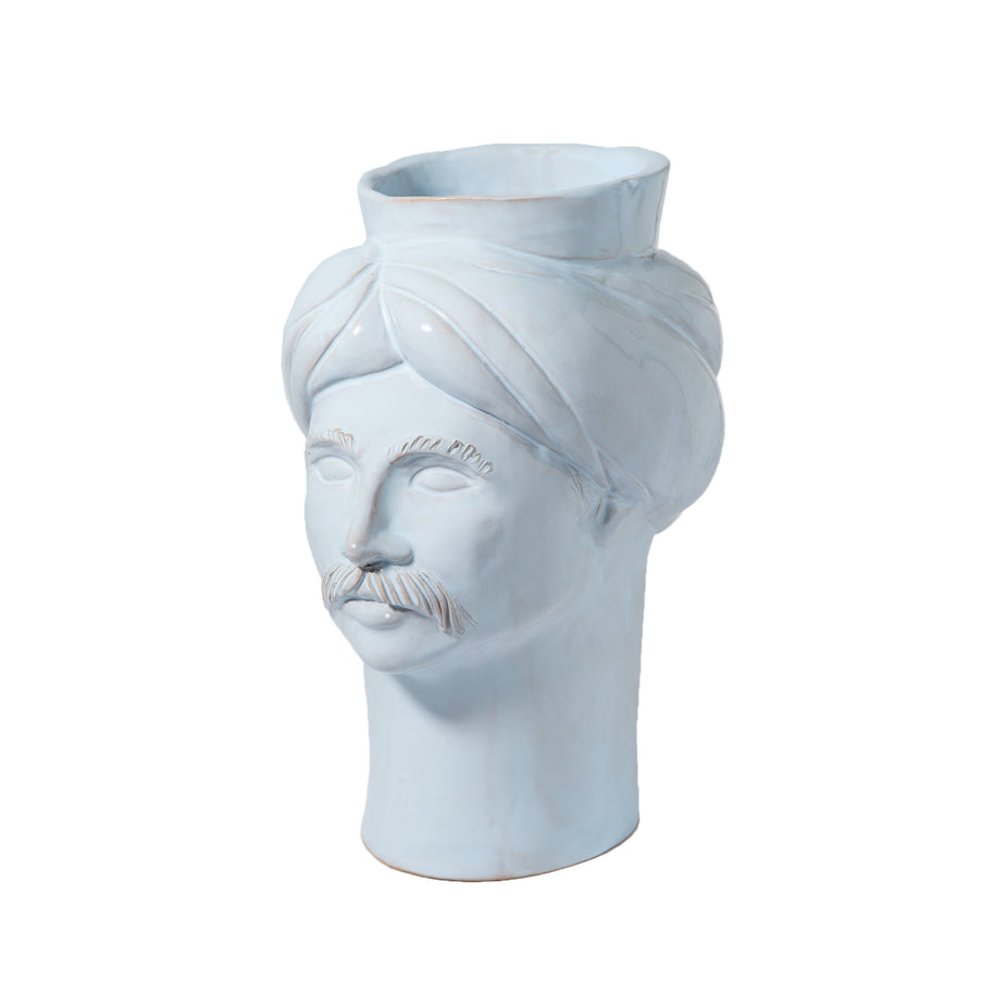 Solimano Medio • Azzurro Vendicari - Crita Ceramiche di Caltagirone