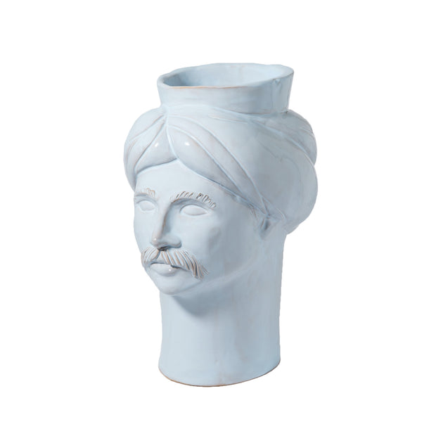 Solimano Medio • Azzurro Vendicari - Crita Ceramiche di Caltagirone