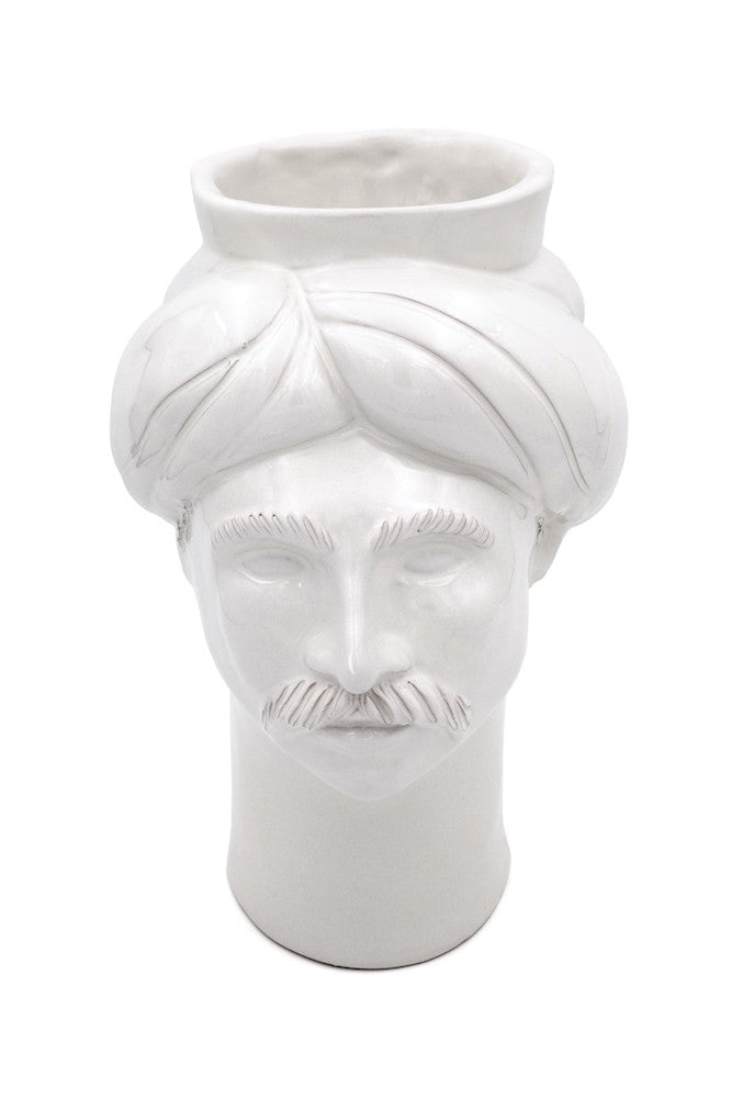 Solimano Medio • Bianco Madonie - Crita Ceramiche di Caltagirone