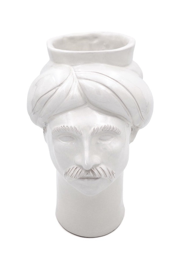 Solimano Medio • Bianco Madonie - Crita Ceramiche di Caltagirone