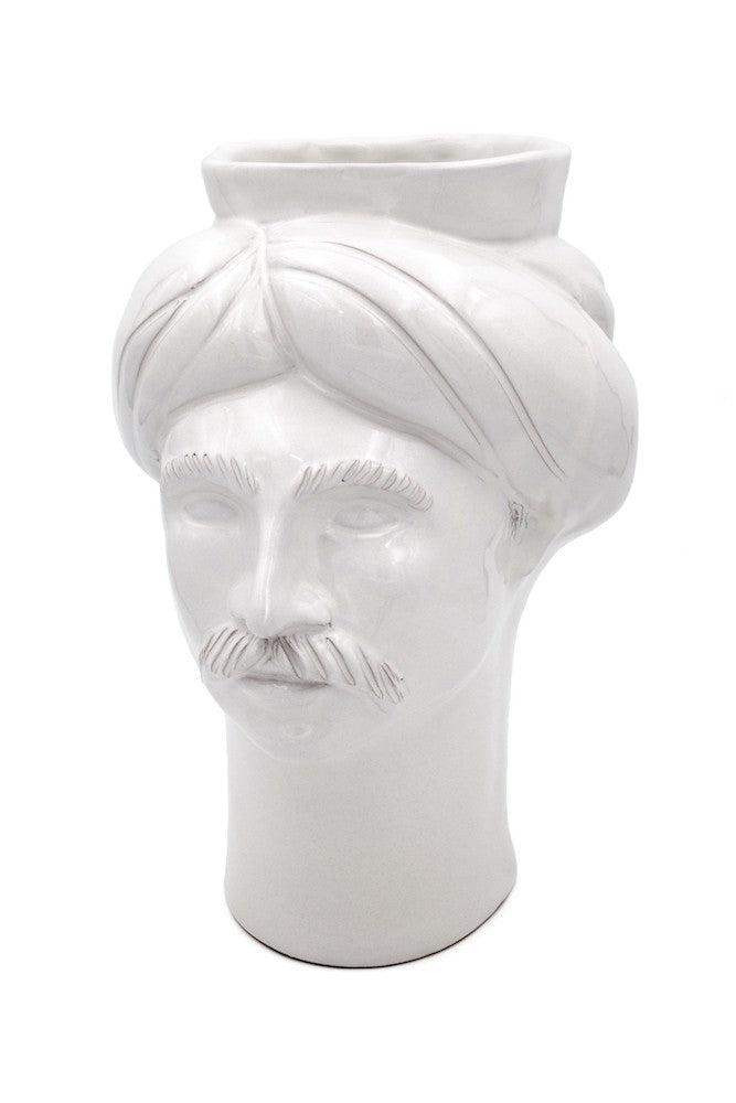 Solimano Medio • Bianco Madonie - Crita Ceramiche di Caltagirone